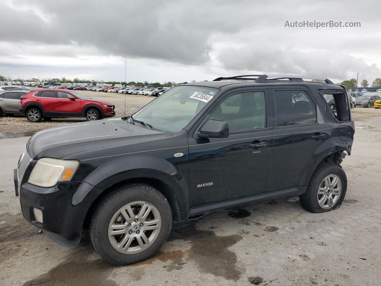 2008 Mercury Mariner Premier Black vin: 4M2CU97188KJ16884