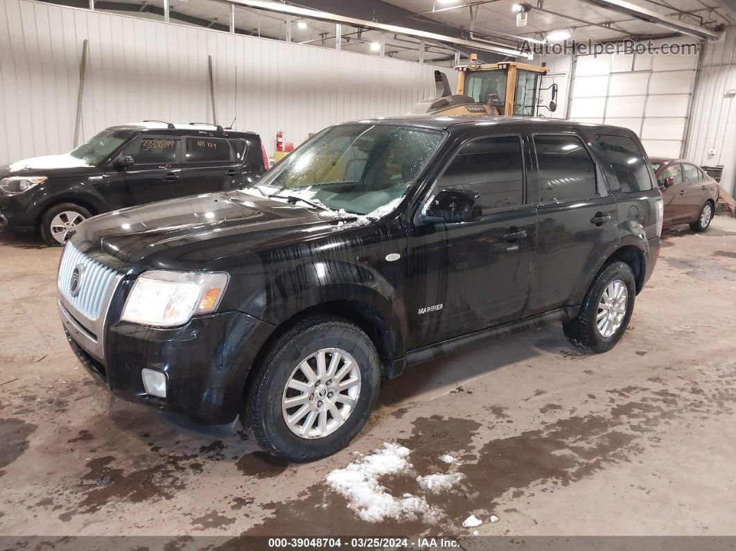 2008 Mercury Mariner Premier Black vin: 4M2CU97188KJ32504