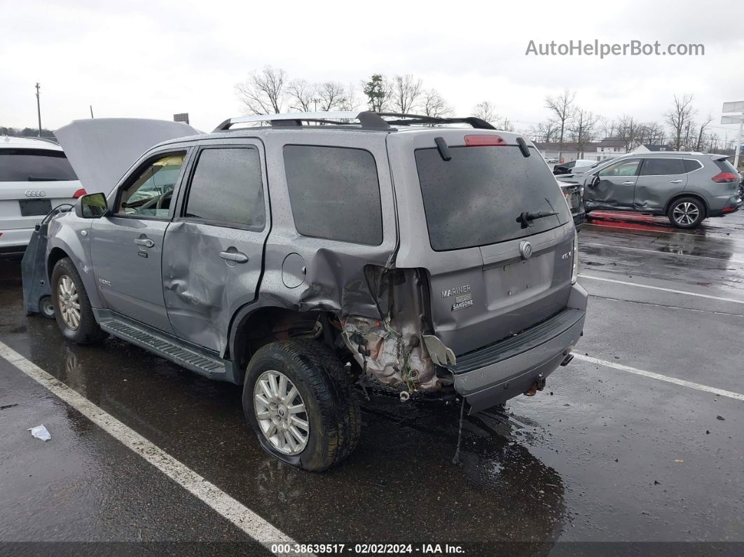 2008 Mercury Mariner Premier Gray vin: 4M2CU97198KJ28655