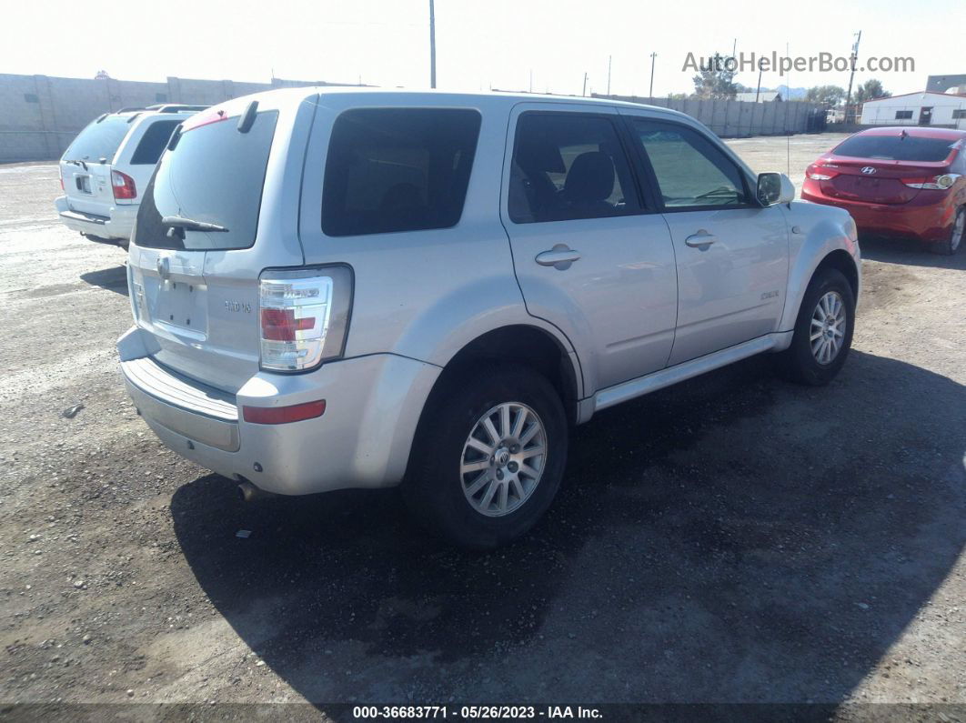 2008 Mercury Mariner Premier Silver vin: 4M2CU97198KJ32754