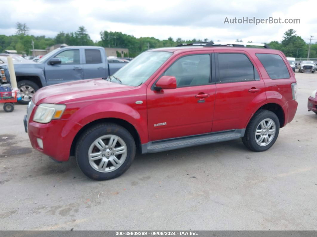 2008 Mercury Mariner Premier Red vin: 4M2CU971X8KJ43343