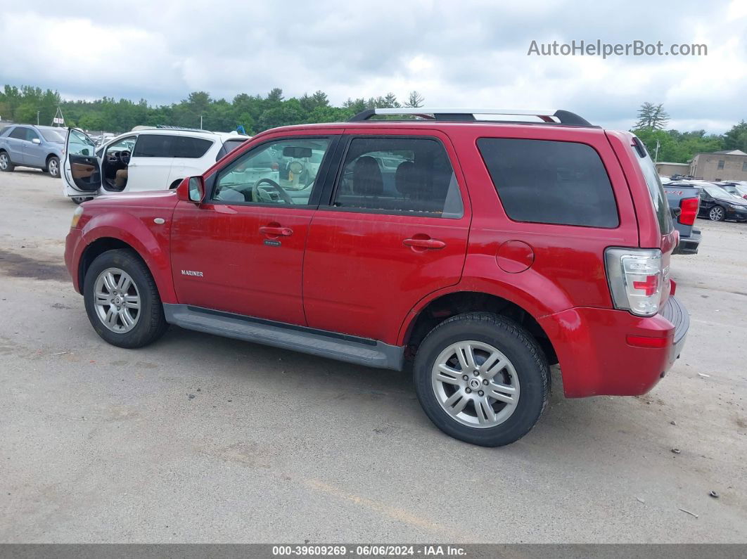 2008 Mercury Mariner Premier Red vin: 4M2CU971X8KJ43343