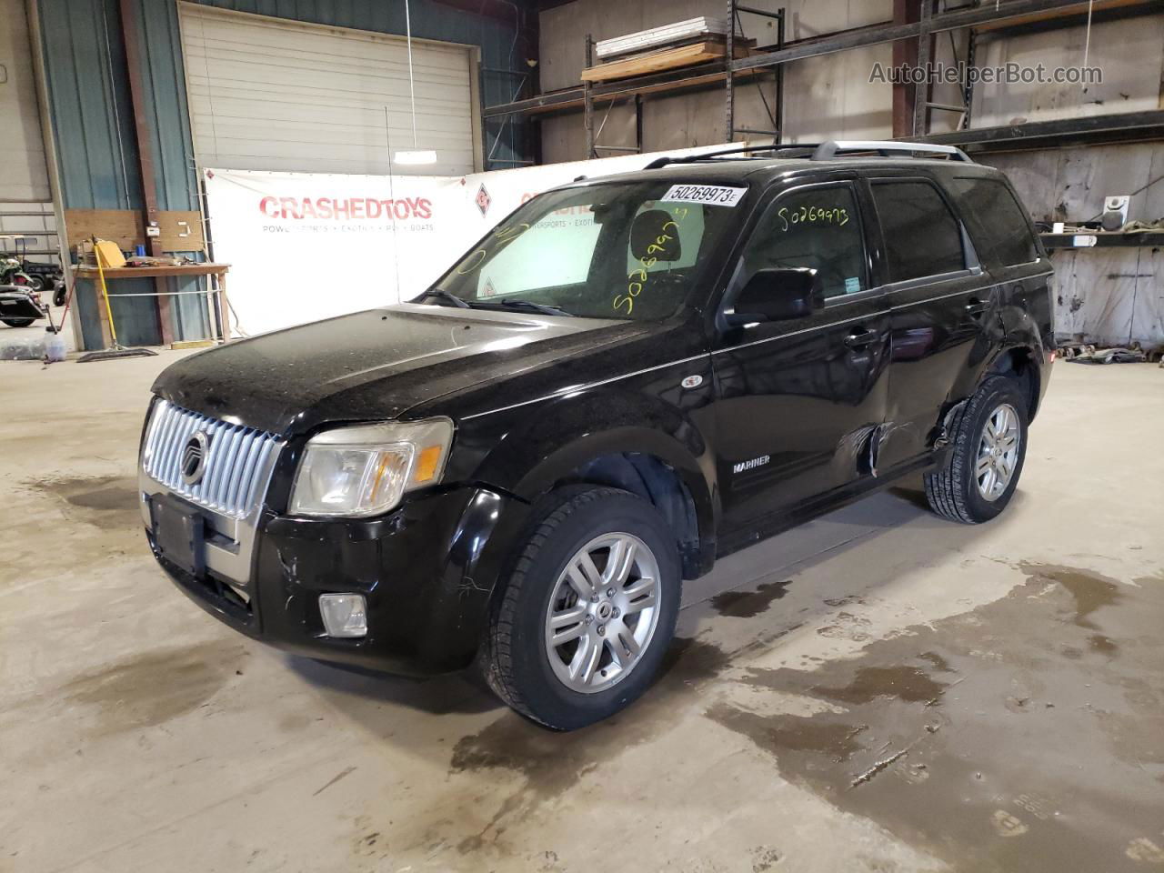 2008 Mercury Mariner Premier Black vin: 4M2CU971X8KJ50776