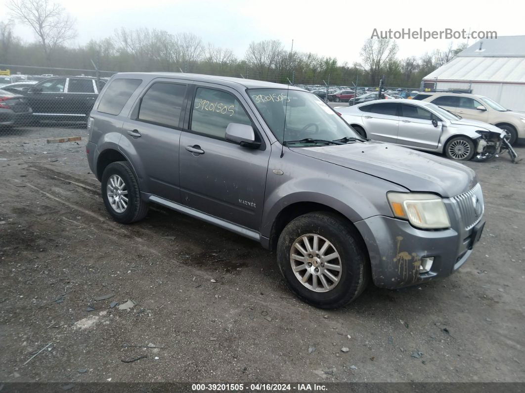 2008 Mercury Mariner Premier Gray vin: 4M2CU971X8KJ51605