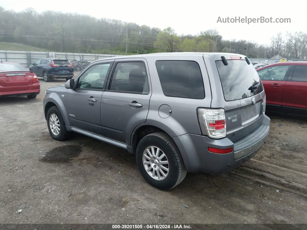 2008 Mercury Mariner Premier Gray vin: 4M2CU971X8KJ51605