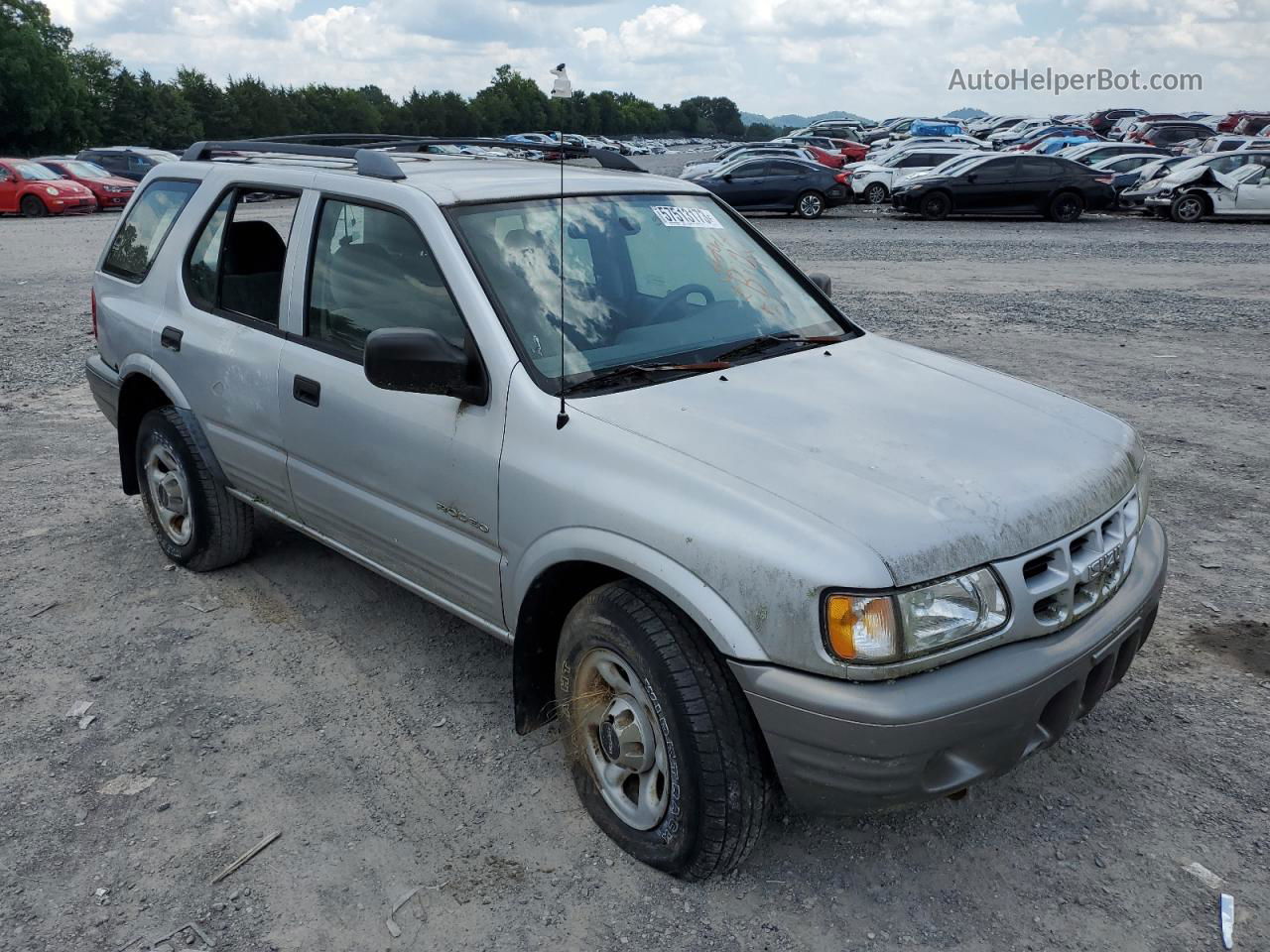 2001 Isuzu Rodeo S Silver vin: 4S2CK58D814318149