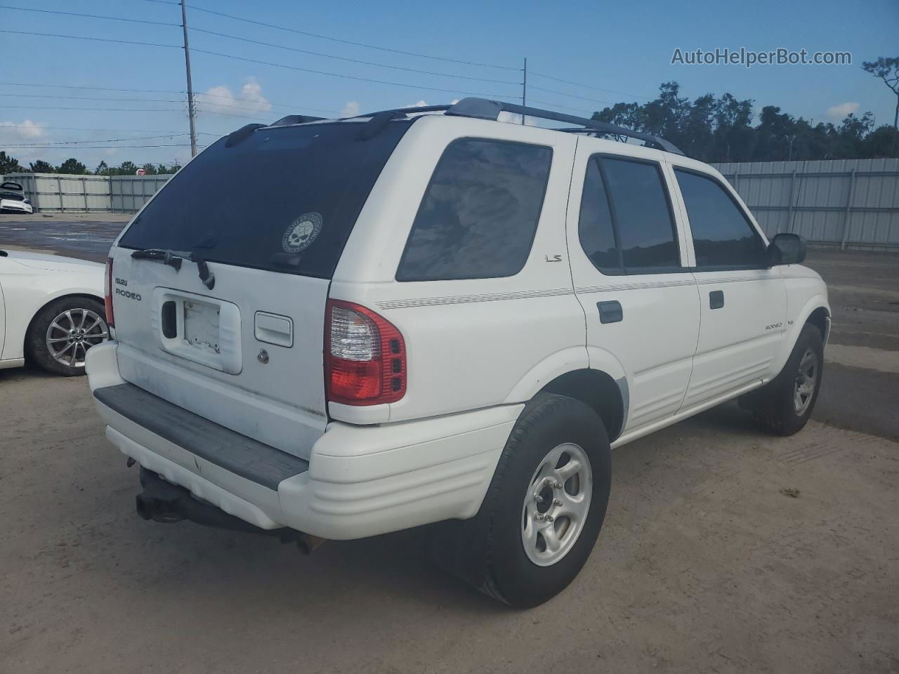 2001 Isuzu Rodeo S Белый vin: 4S2CK58W214306922