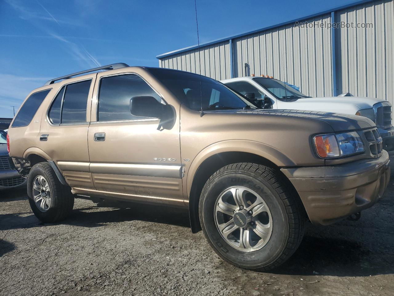 2001 Isuzu Rodeo S Желто-коричневый vin: 4S2CK58W414325889