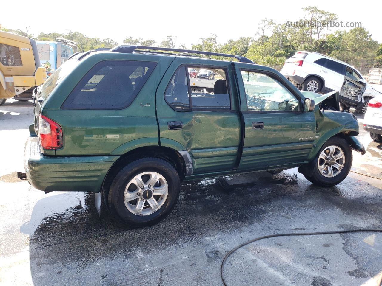 2001 Isuzu Rodeo S Green vin: 4S2CK58W414362442