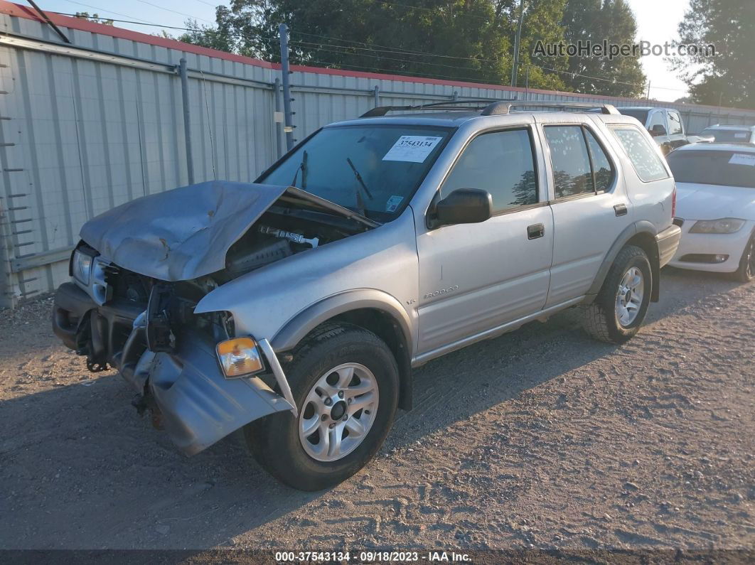 2001 Isuzu Rodeo S/ls/lse Silver vin: 4S2CK58W514313492