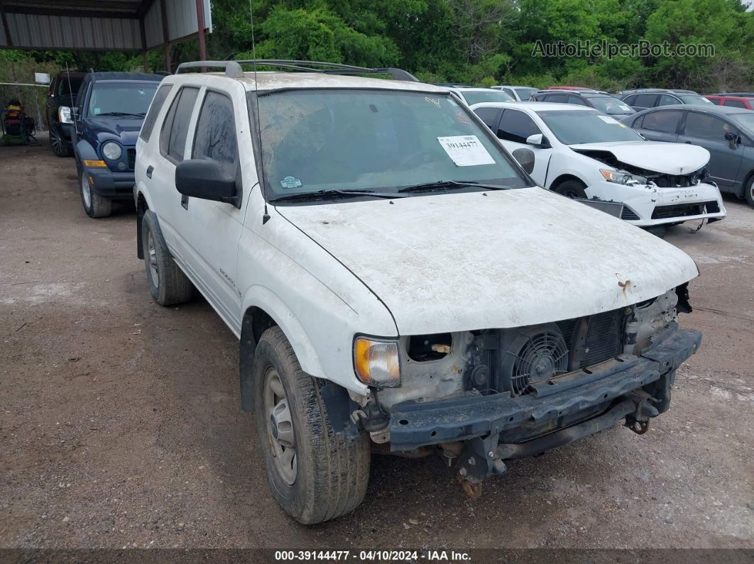 2001 Isuzu Rodeo Ls 3.2l V6/lse 3.2l V6/s 3.2l V6 White vin: 4S2CK58W614322878