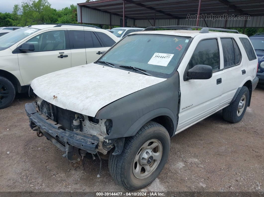 2001 Isuzu Rodeo Ls 3.2l V6/lse 3.2l V6/s 3.2l V6 White vin: 4S2CK58W614322878