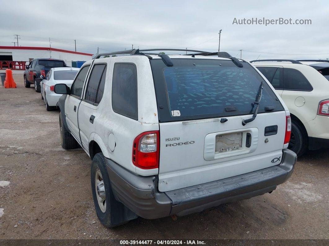 2001 Isuzu Rodeo Ls 3.2l V6/lse 3.2l V6/s 3.2l V6 White vin: 4S2CK58W614322878