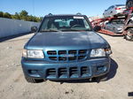 2001 Isuzu Rodeo S Blue vin: 4S2CK58W614339910