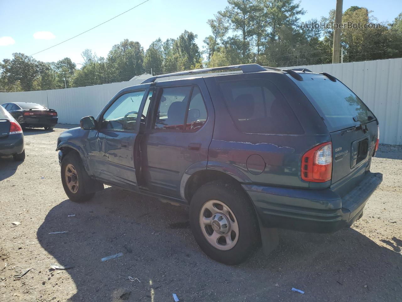 2001 Isuzu Rodeo S Синий vin: 4S2CK58W614339910