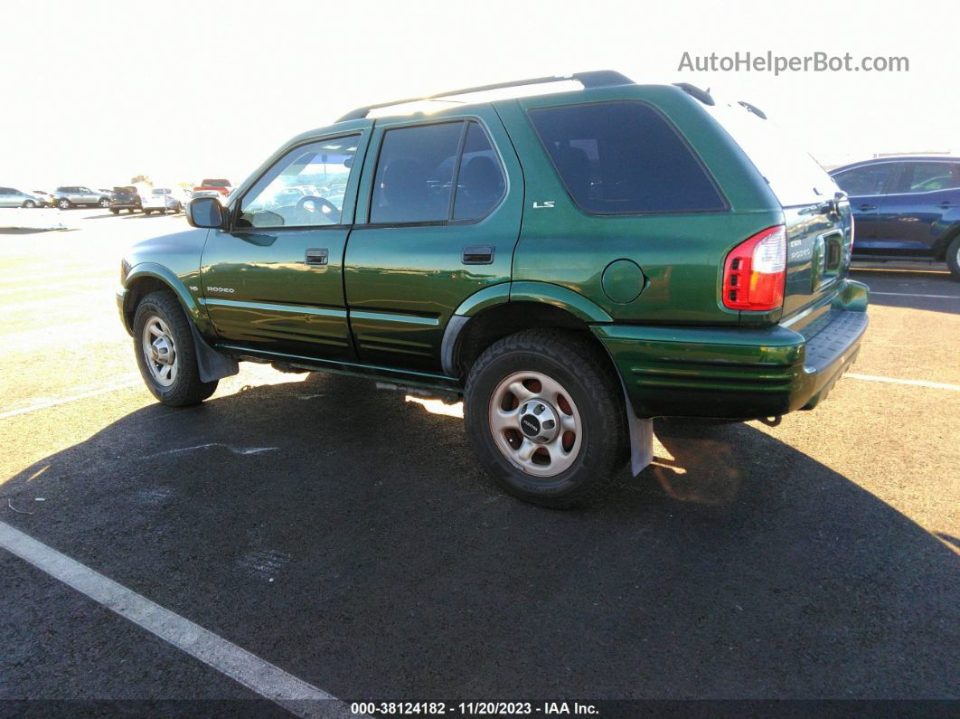 2001 Isuzu Rodeo Ls/lse/s Зеленый vin: 4S2CK58W614342127