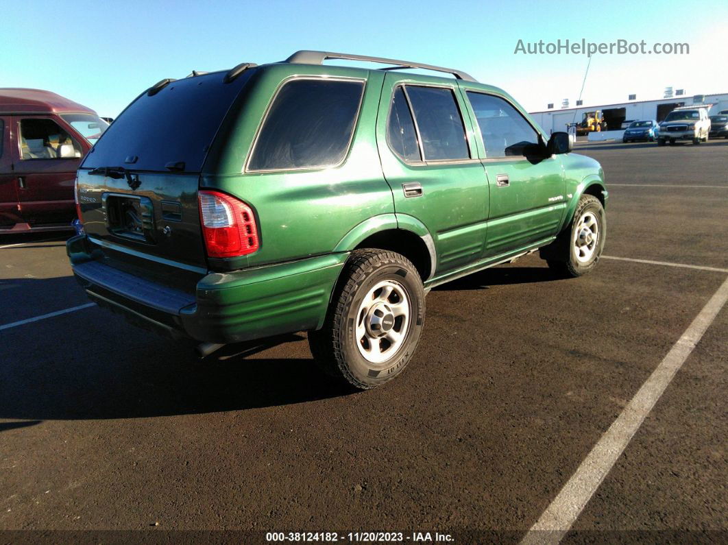 2001 Isuzu Rodeo Ls/lse/s Зеленый vin: 4S2CK58W614342127