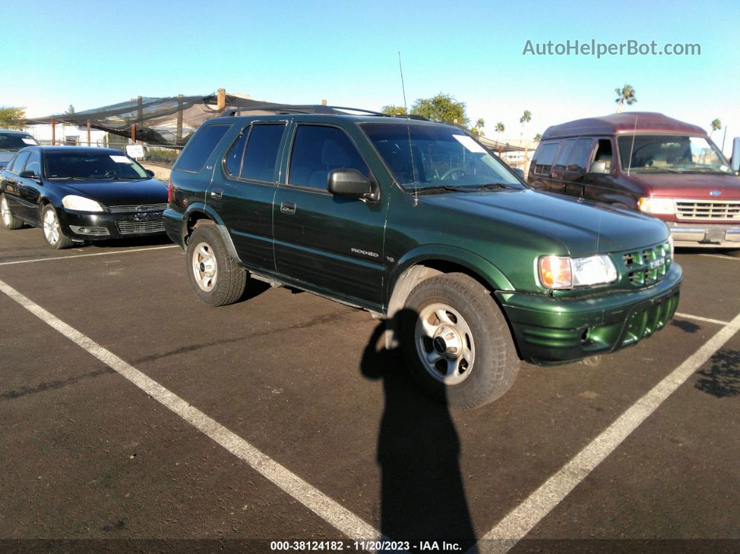 2001 Isuzu Rodeo Ls/lse/s Зеленый vin: 4S2CK58W614342127