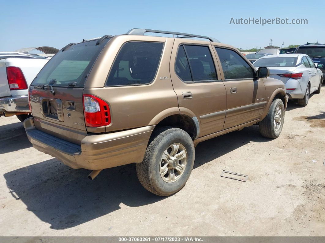 2001 Isuzu Rodeo S/ls/lse Коричневый vin: 4S2CK58W714308729