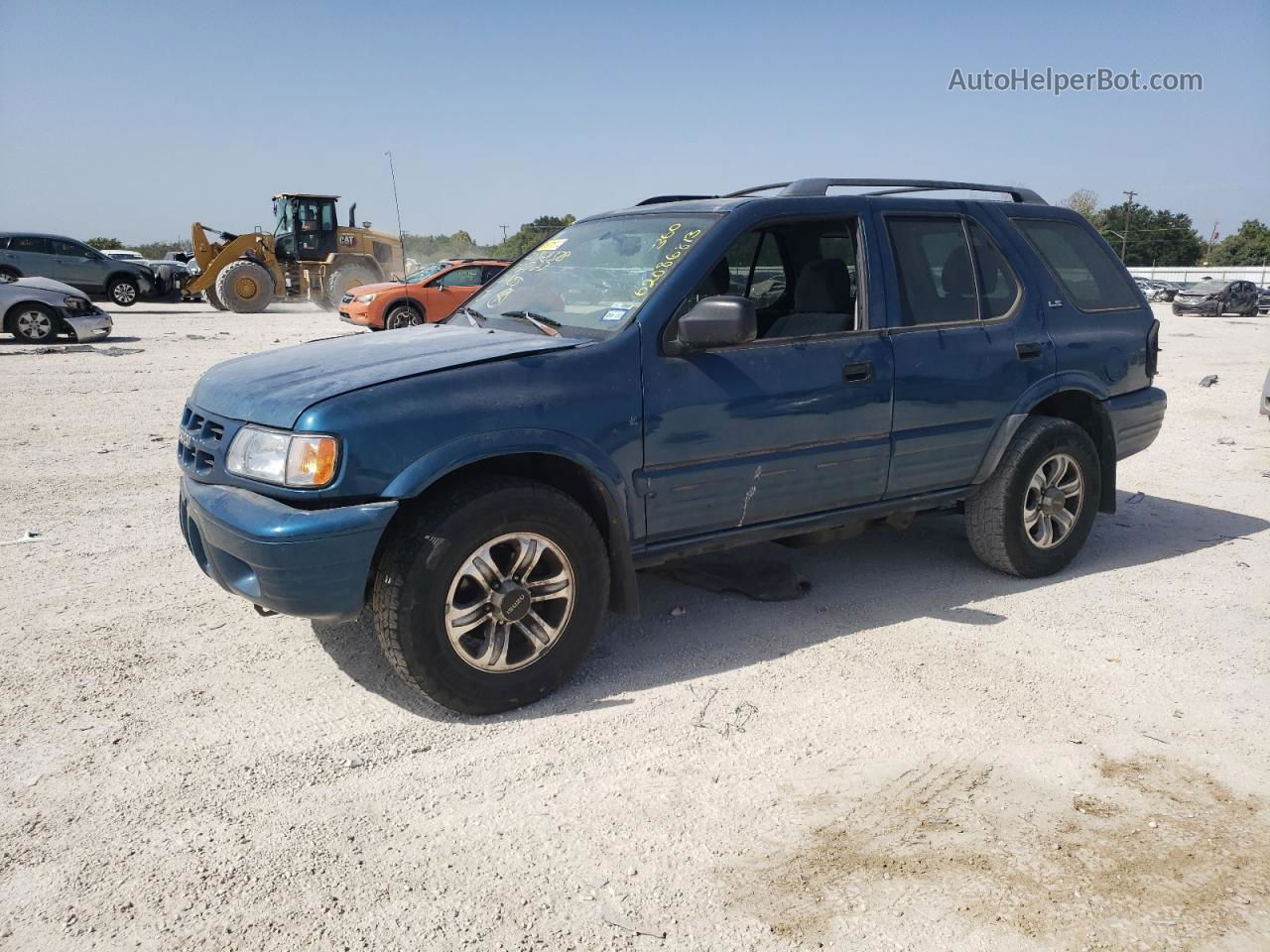 2001 Isuzu Rodeo S Синий vin: 4S2CK58W714324655