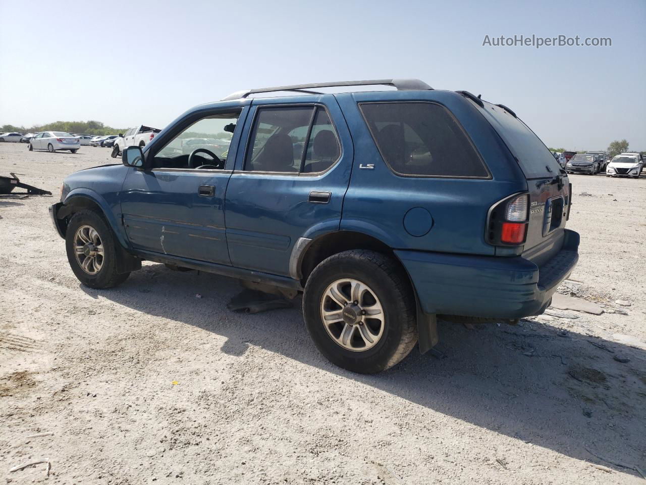 2001 Isuzu Rodeo S Blue vin: 4S2CK58W714324655