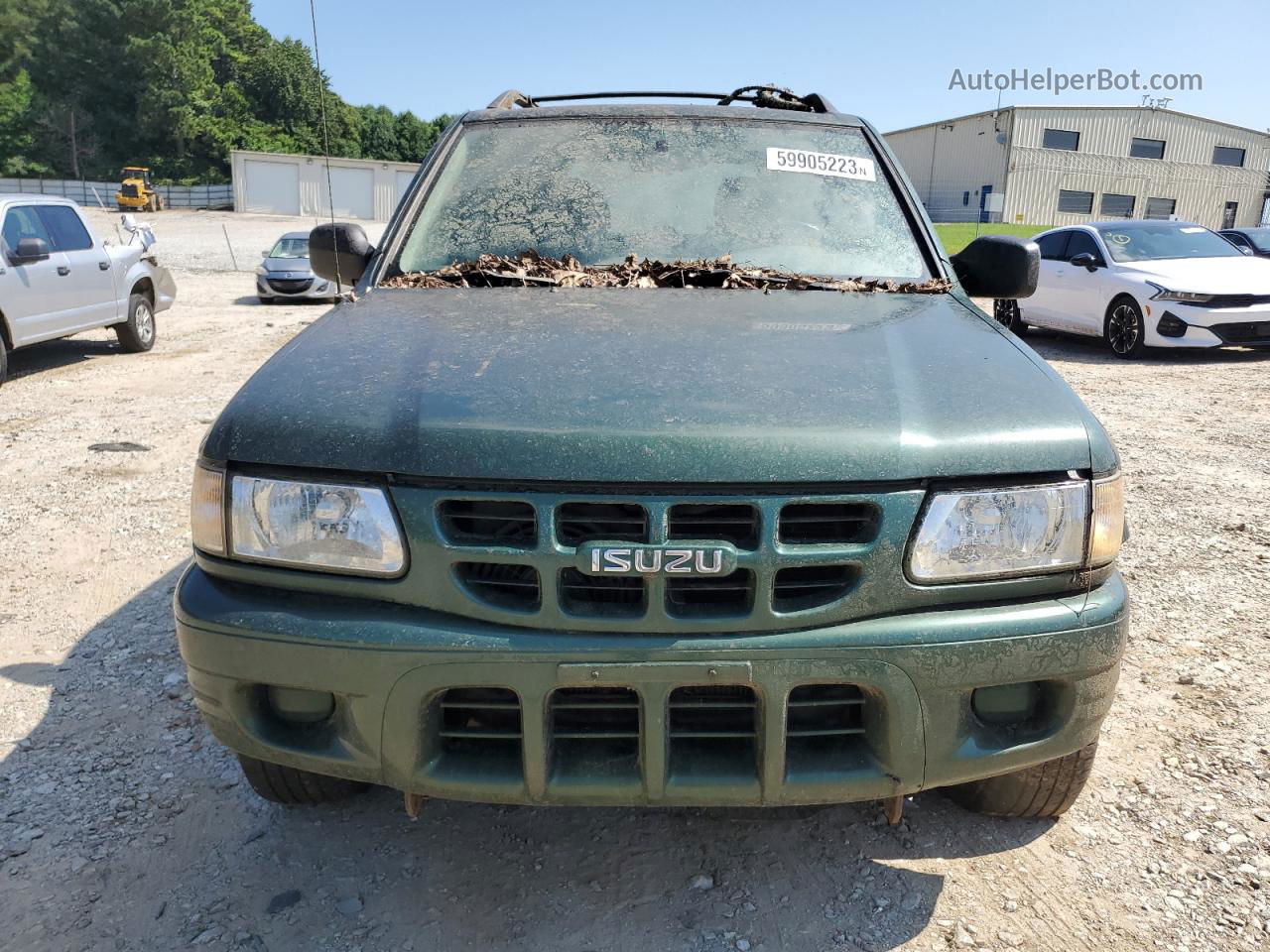 2001 Isuzu Rodeo S Green vin: 4S2CK58W714347806