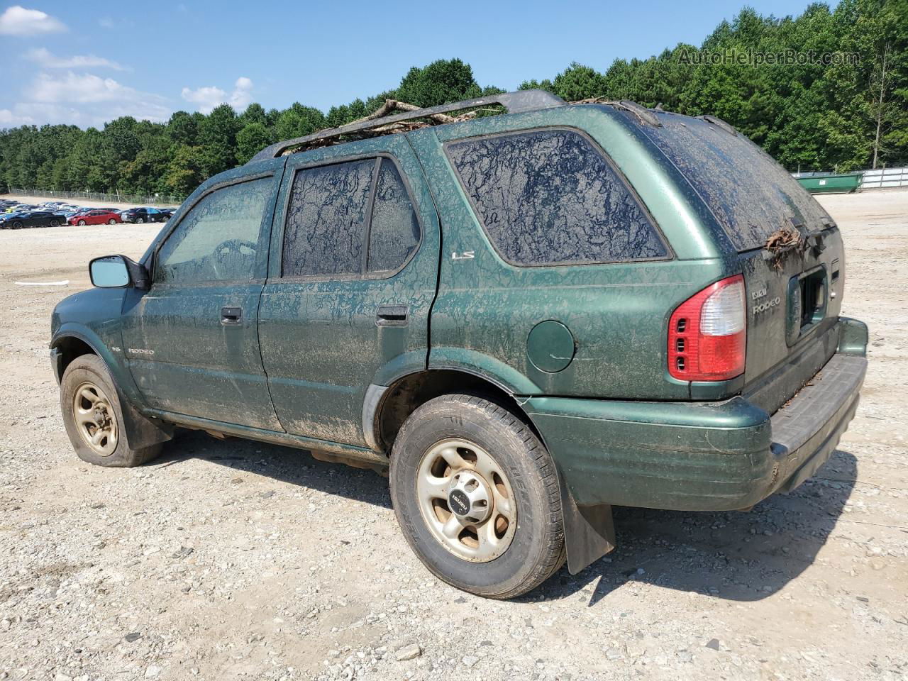 2001 Isuzu Rodeo S Green vin: 4S2CK58W714347806