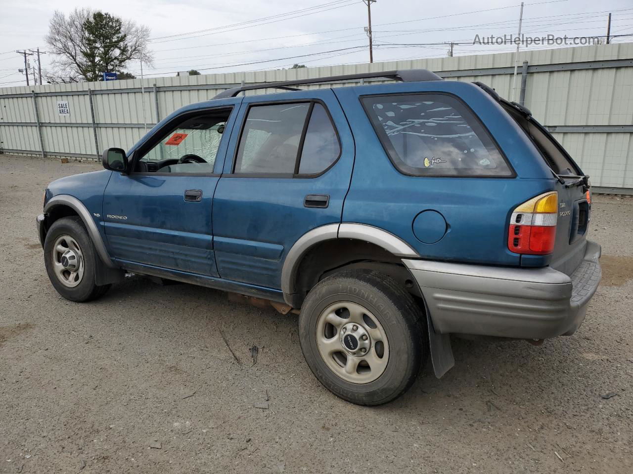 2001 Isuzu Rodeo S Blue vin: 4S2CK58W714357137