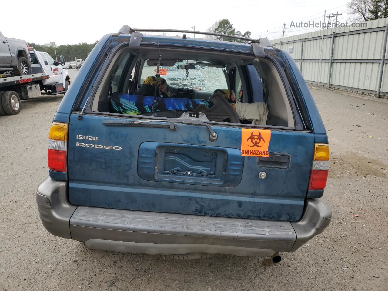 2001 Isuzu Rodeo S Blue vin: 4S2CK58W714357137