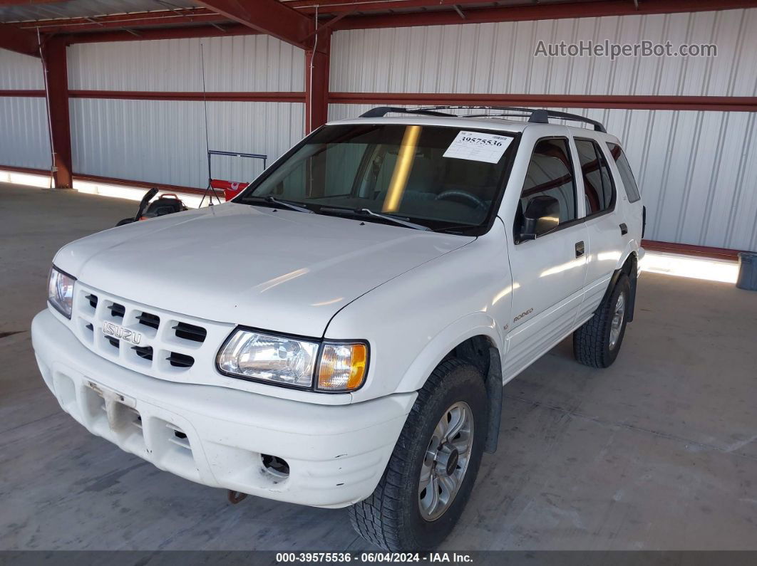 2001 Isuzu Rodeo Ls 3.2l V6/lse 3.2l V6/s 3.2l V6 Белый vin: 4S2CK58W814302969