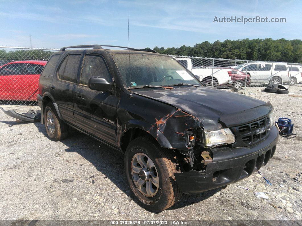 2001 Isuzu Rodeo S/ls/lse Black vin: 4S2CK58W814306522