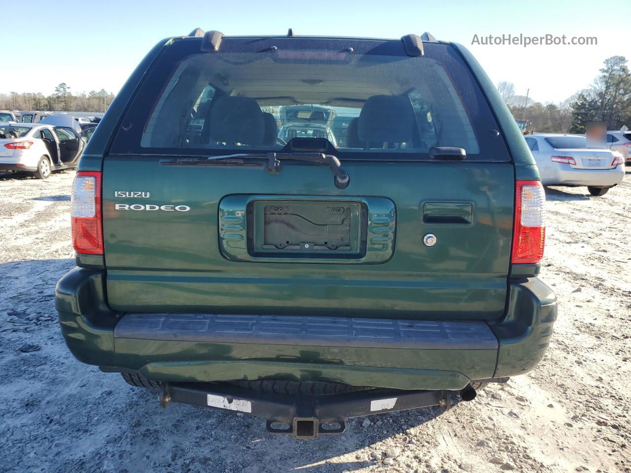 2001 Isuzu Rodeo S Зеленый vin: 4S2CK58W814309386