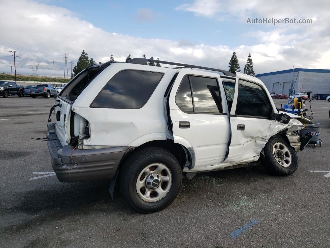 2001 Isuzu Rodeo S White vin: 4S2CK58W914300681