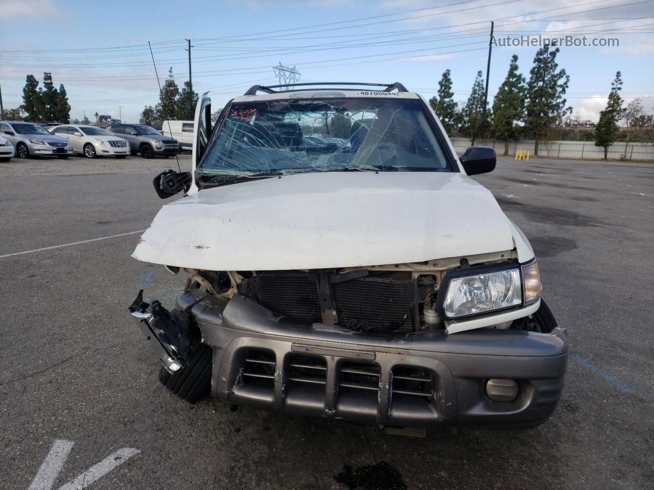 2001 Isuzu Rodeo S White vin: 4S2CK58W914300681