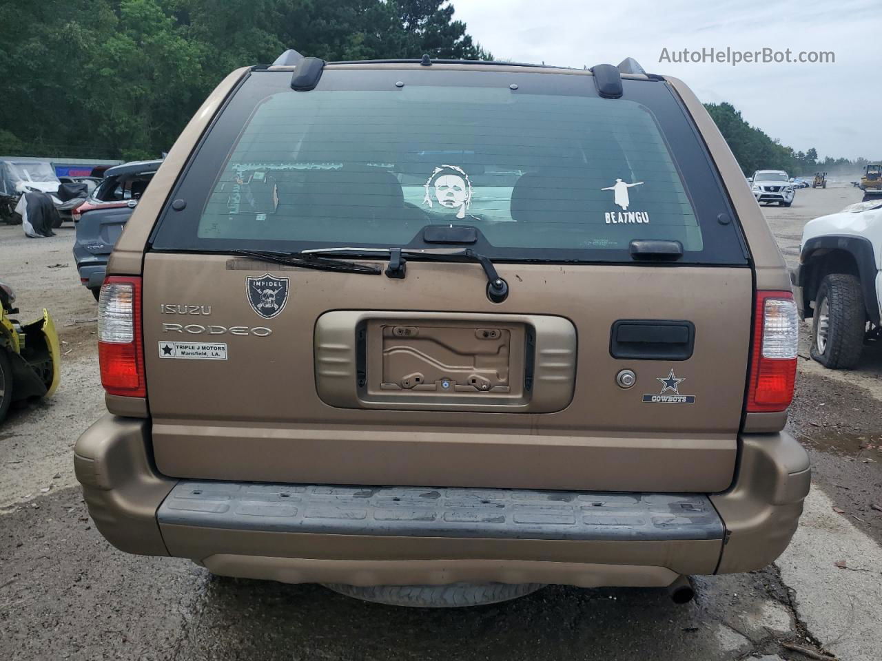 2001 Isuzu Rodeo S Brown vin: 4S2CK58WX14325301