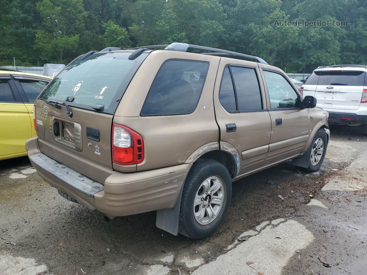 2001 Isuzu Rodeo S Brown vin: 4S2CK58WX14325301