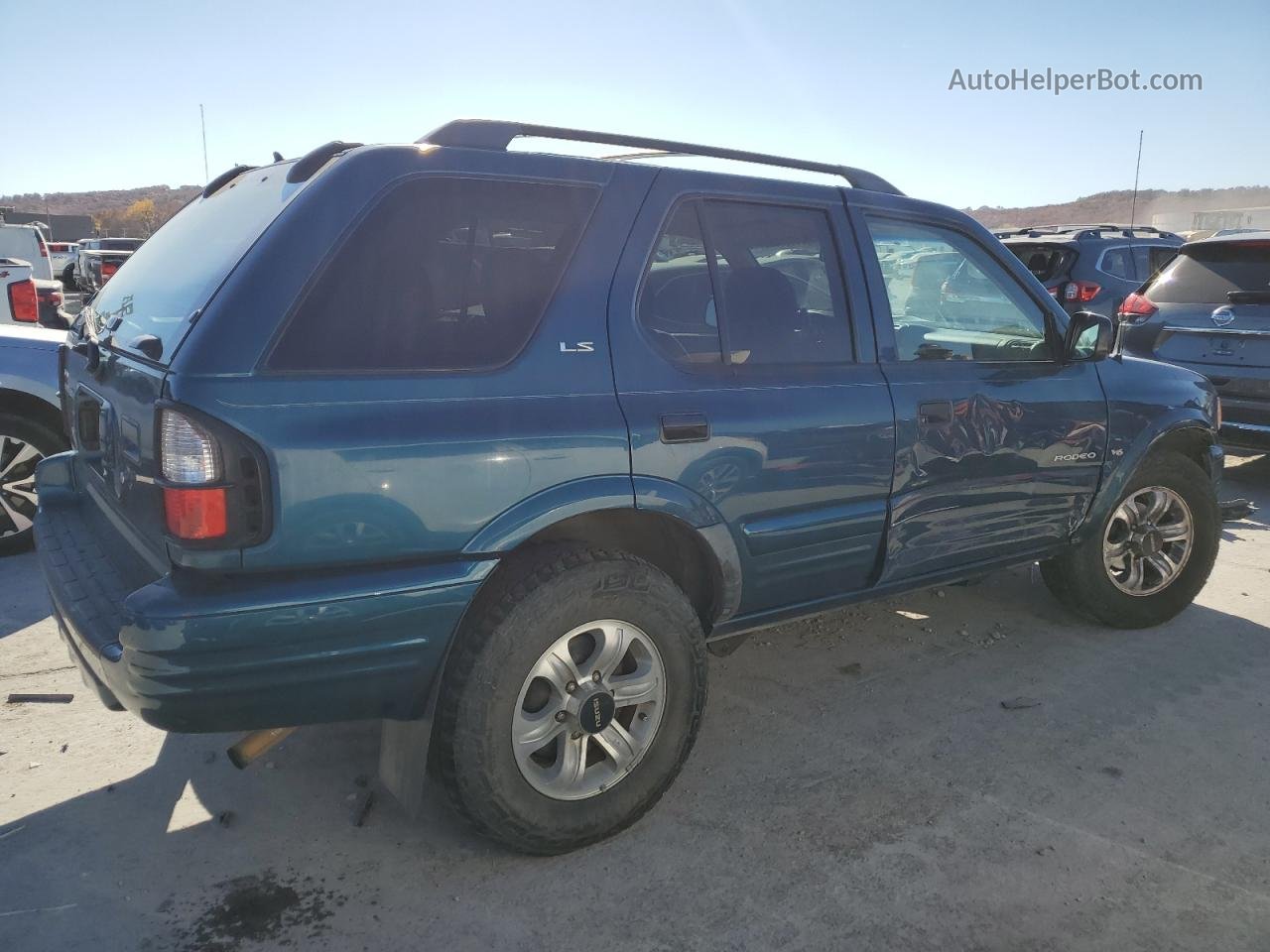 2001 Isuzu Rodeo S Blue vin: 4S2CK58WX14328523