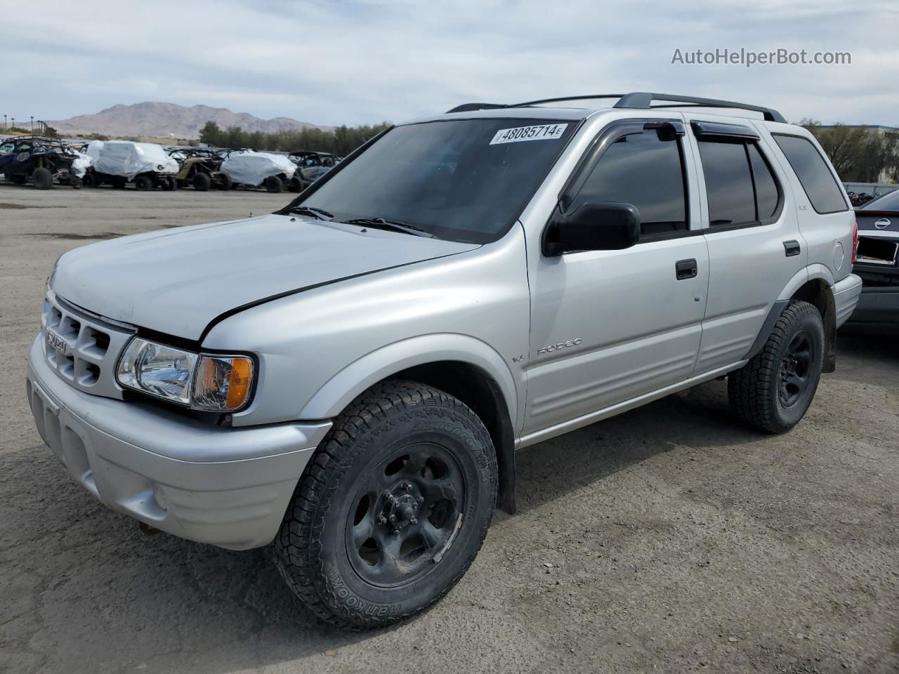 2001 Isuzu Rodeo S Серебряный vin: 4S2CK58WX14330689