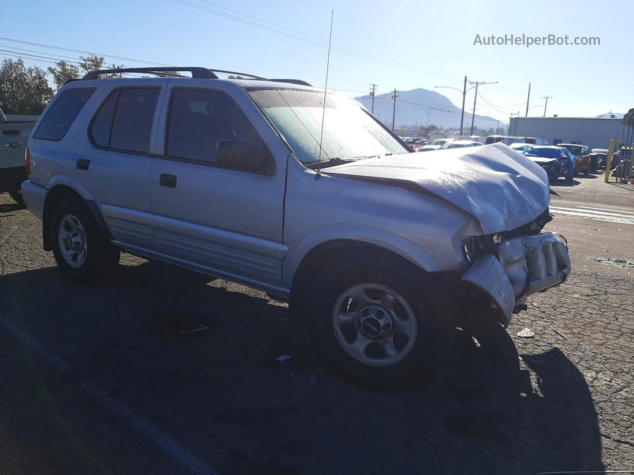 2001 Isuzu Rodeo S Серебряный vin: 4S2CK58WX14356239