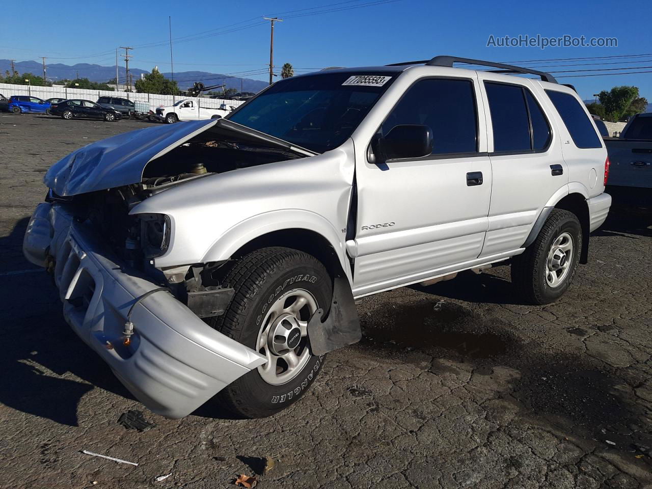 2001 Isuzu Rodeo S Серебряный vin: 4S2CK58WX14356239