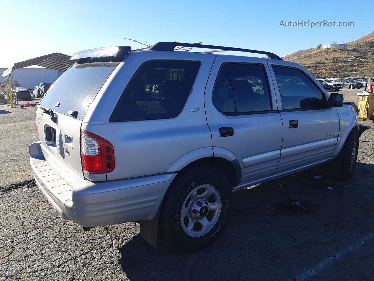 2001 Isuzu Rodeo S Серебряный vin: 4S2CK58WX14356239