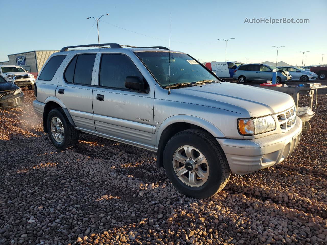 2001 Isuzu Rodeo S Silver vin: 4S2CK58WX14356354