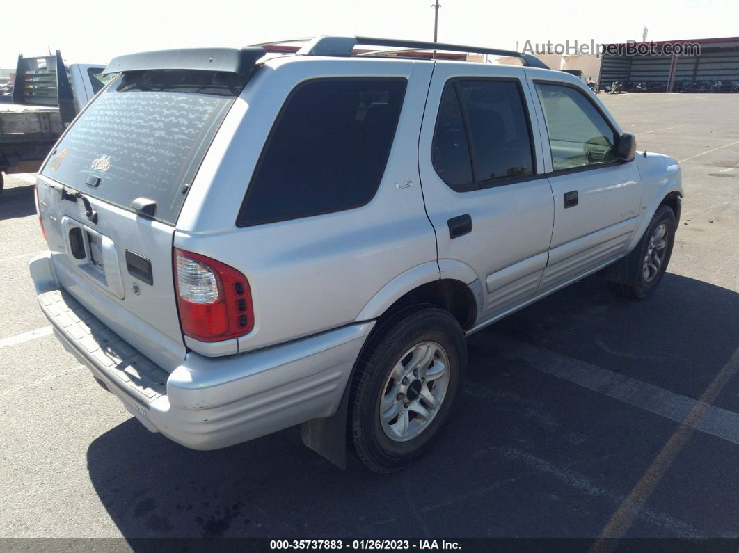 2001 Isuzu Rodeo S/ls/lse Silver vin: 4S2CK58WX14358184