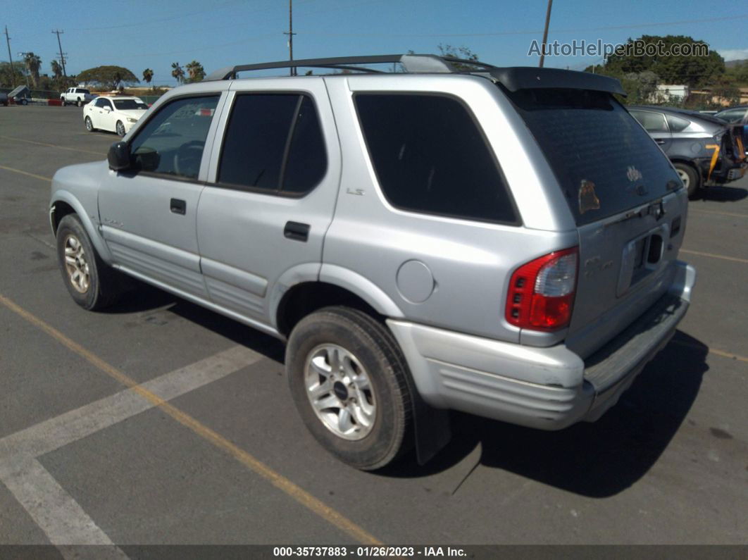 2001 Isuzu Rodeo S/ls/lse Silver vin: 4S2CK58WX14358184