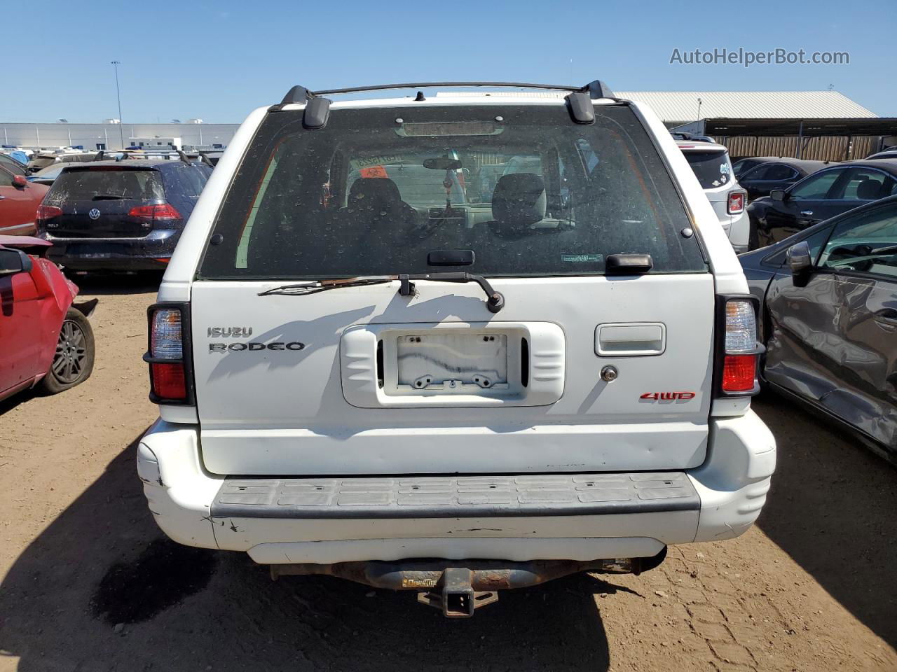 2001 Isuzu Rodeo S Белый vin: 4S2DM58W014345121