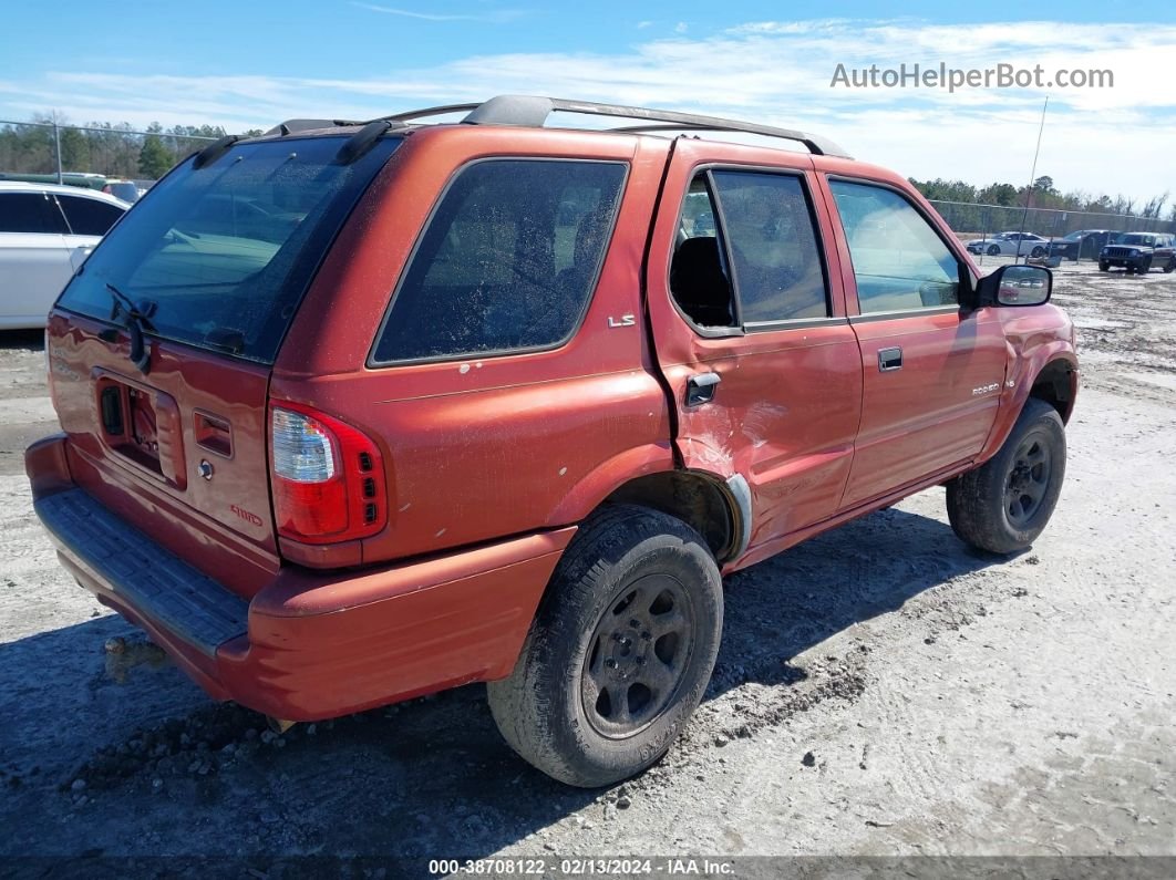 2001 Isuzu Rodeo Ls/ls 3.2l V6/lse 3.2l V6/s Red vin: 4S2DM58W014350142