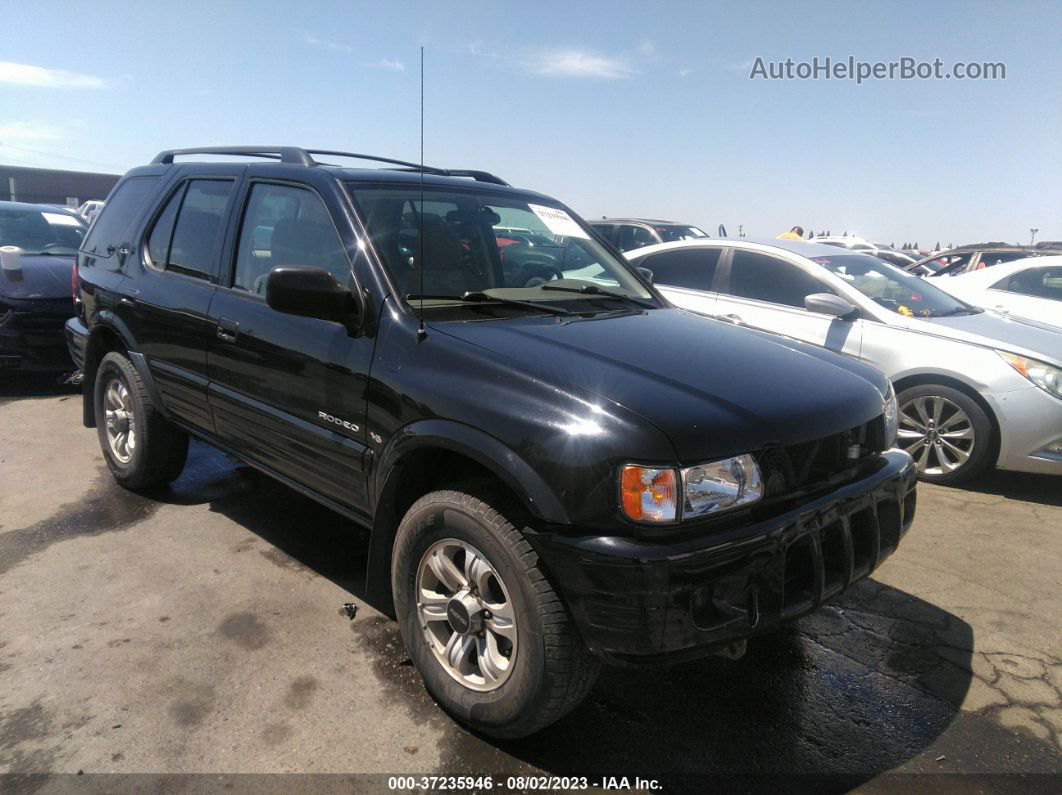 2001 Isuzu Rodeo S/ls/lse Черный vin: 4S2DM58W014351159