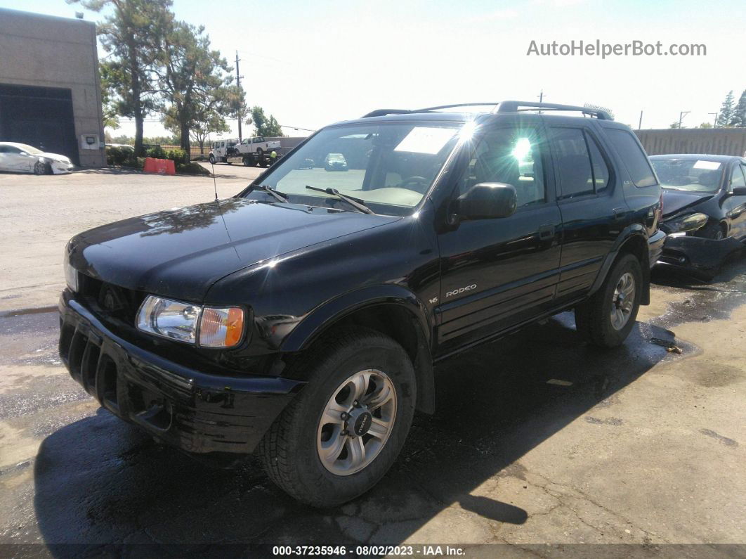 2001 Isuzu Rodeo S/ls/lse Черный vin: 4S2DM58W014351159