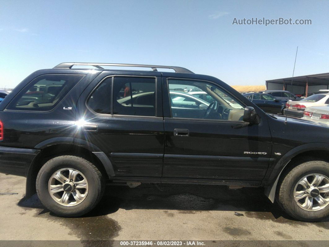 2001 Isuzu Rodeo S/ls/lse Черный vin: 4S2DM58W014351159