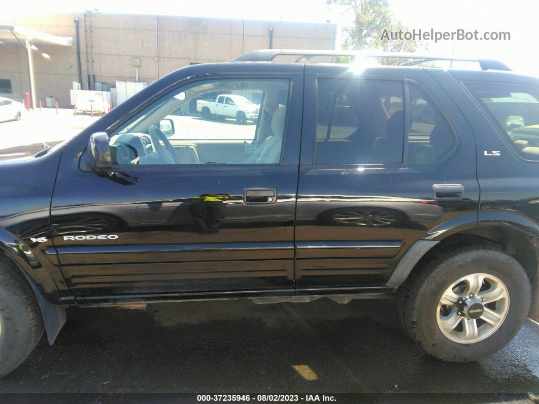 2001 Isuzu Rodeo S/ls/lse Black vin: 4S2DM58W014351159